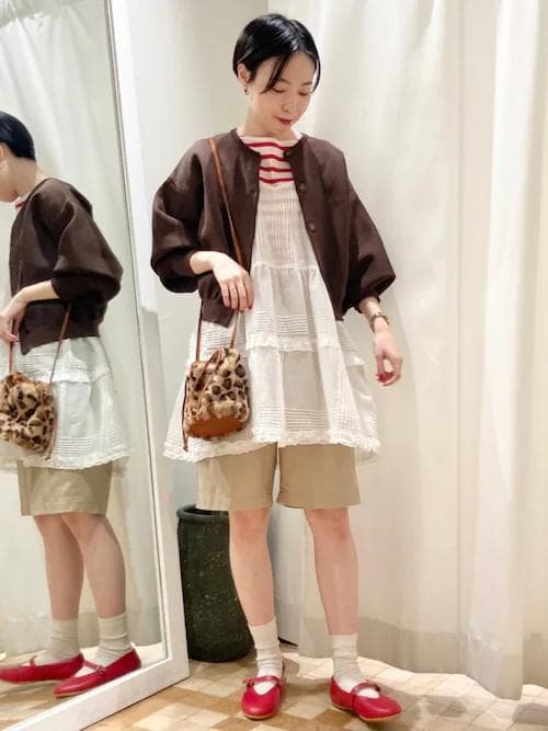  新品 チャイルドウーマン 80ボイルピンタックフリルキャミブラウス 即購入OK 新品未使用です【ドットアンドストライプスチャイルドウーマン】