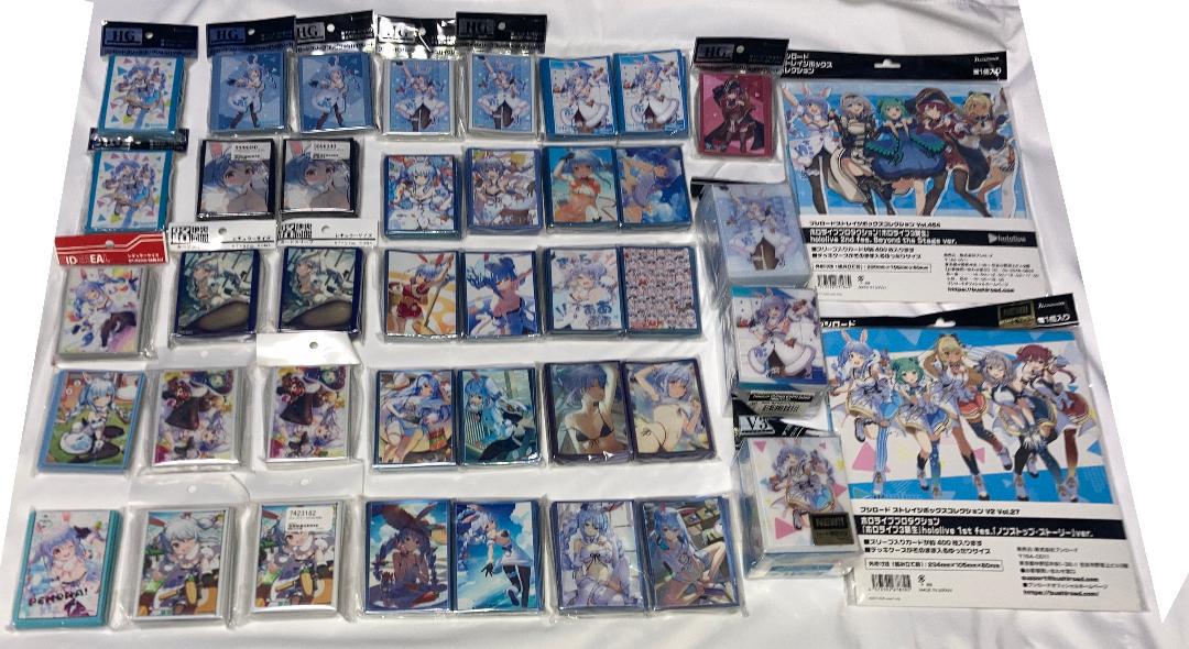ホロライブ 兎田ぺこら スリーブ デッキケース ストレージ 41点