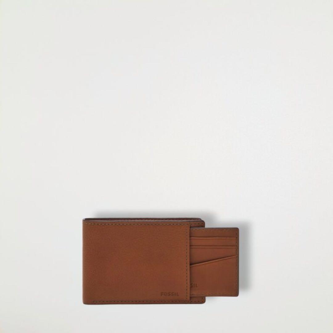 FOSSIL｜フォッシル 三つ折り財布 レディース レザー ブラウン