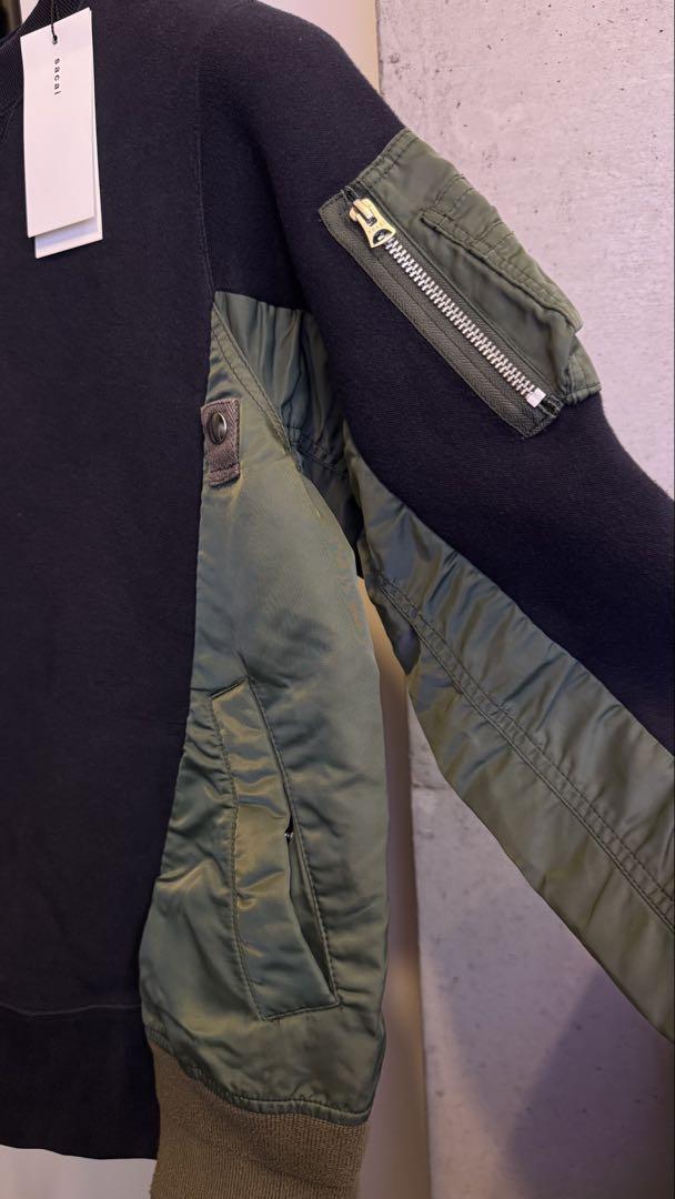 sacai サカイ　Sponge Sweat スポンジスエット