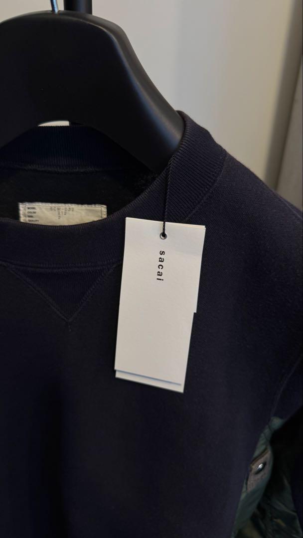 sacai サカイ　Sponge Sweat スポンジスエット