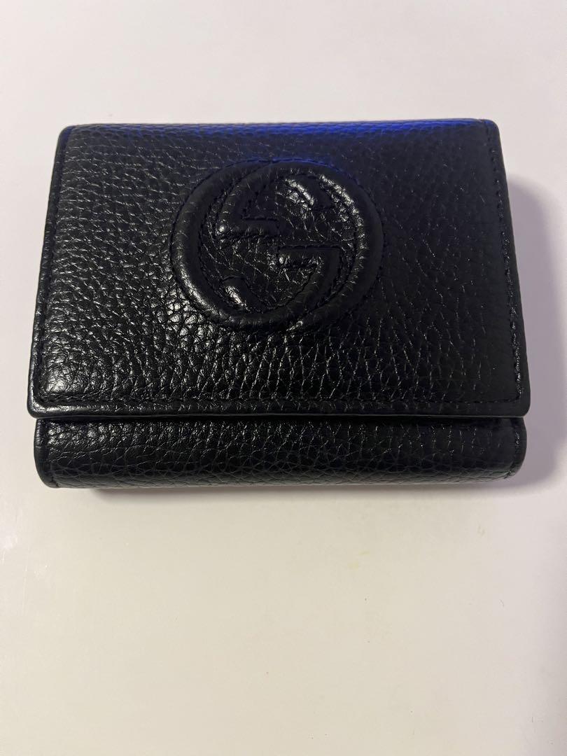 グッチ ソーホー 財布 ブラック 三つ折り