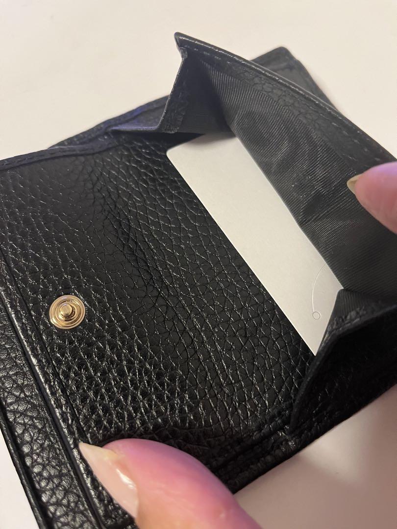 グッチ ソーホー 財布 ブラック 三つ折り