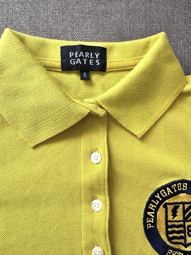 PEARLY GATES イエローポロシャツ サイズ0