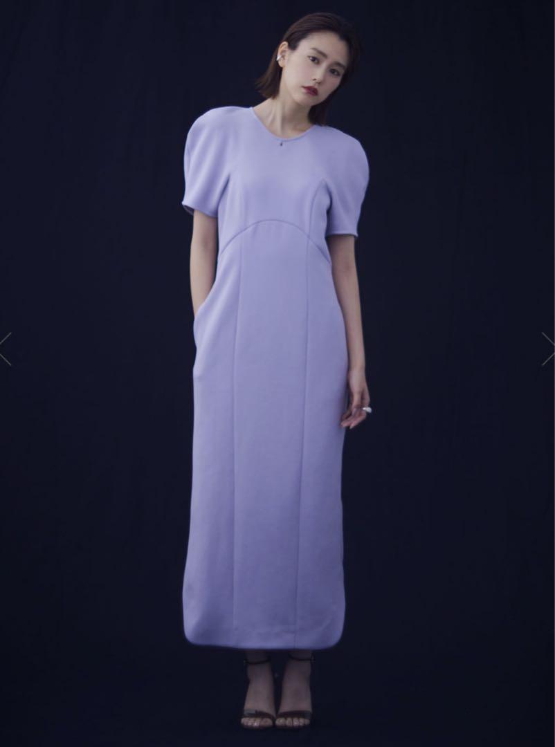 MIREI× AMERI TULIP SLEEVE I LINE DRESS MIREI× AMERI TULIP SLEEVE I LINE DRESS
