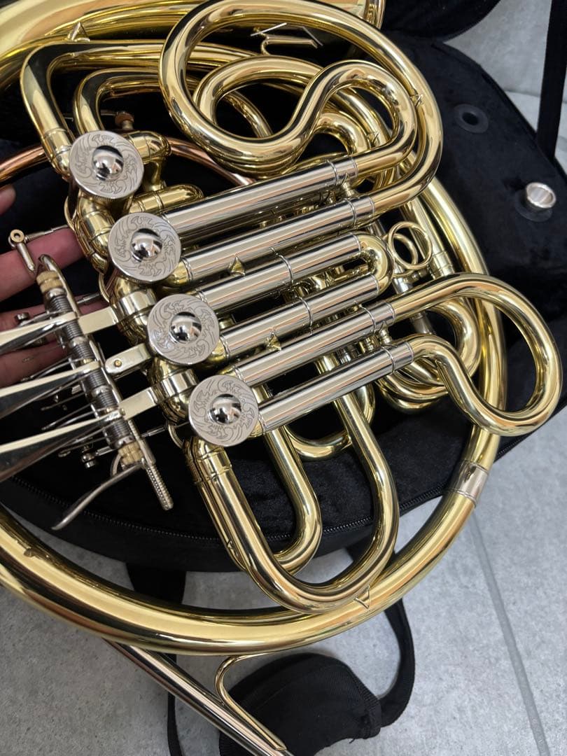 良品　管楽器　J.Michael FH-850 フルダブルホルン