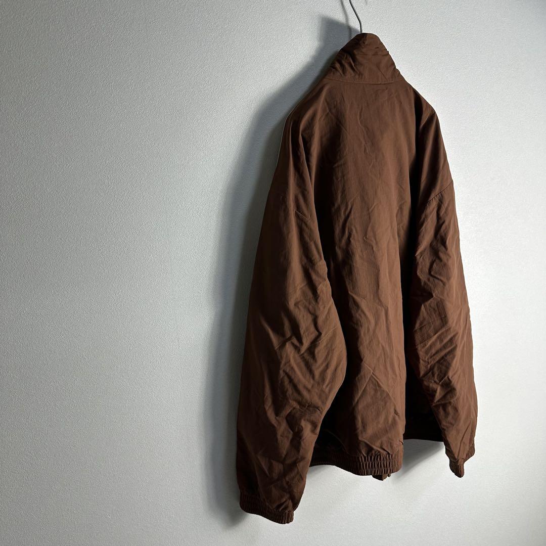 【レアカラー】adidasナイロンジャケット　ウーブンファイヤーバード茶色3XL