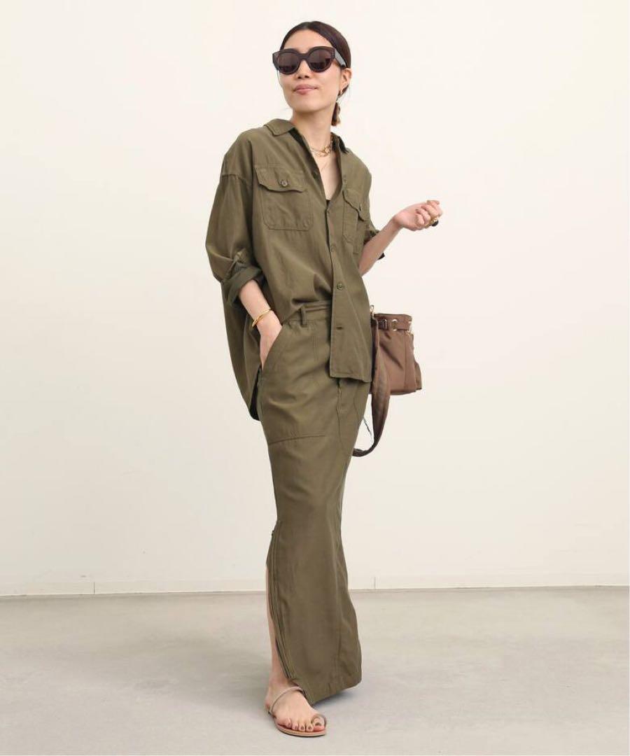 スカート L'Appartement REMI RELIEF Military Skirt
