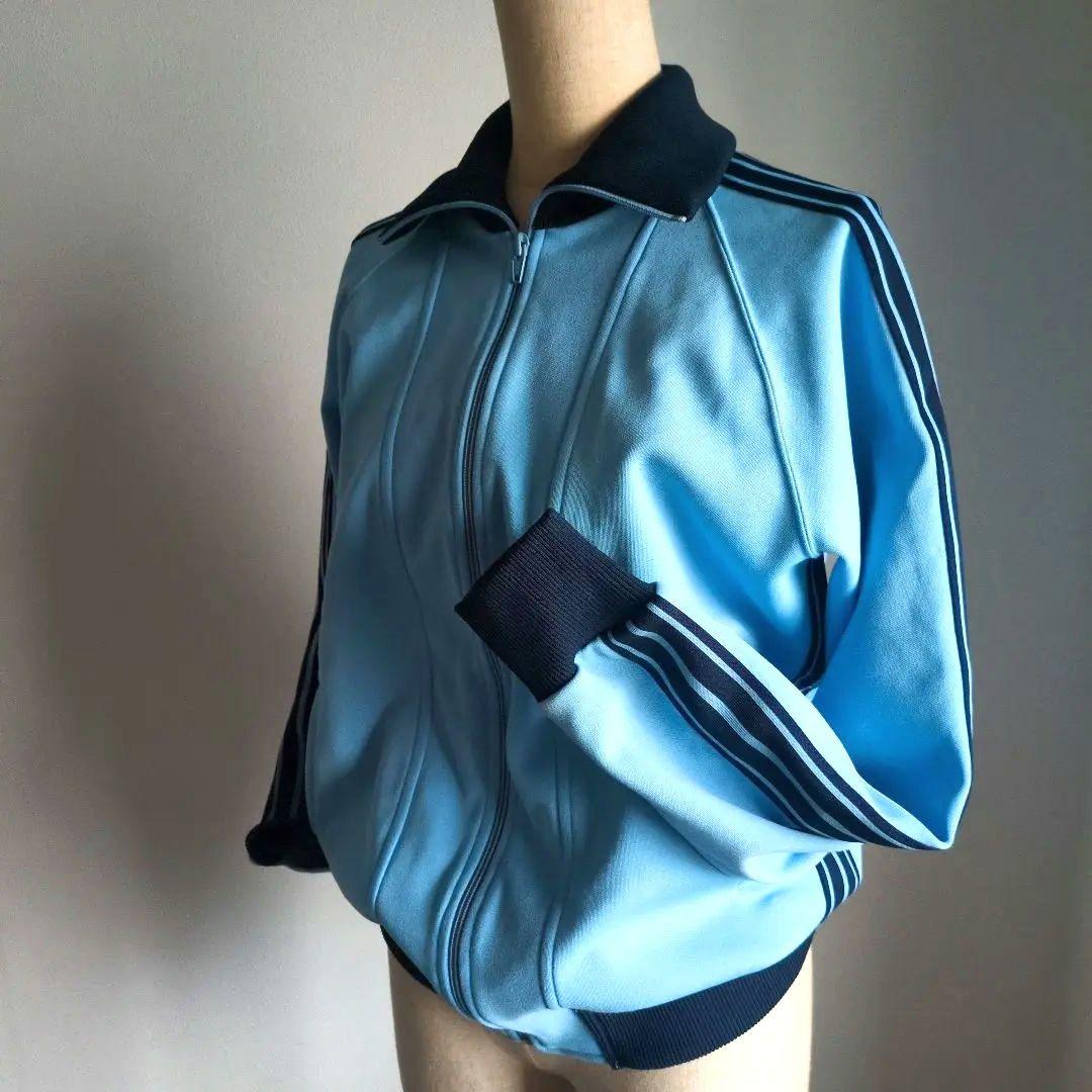 ジョンフルシアンテ 着用似 90s 水色 ジャージ ライン トラックジャケット
