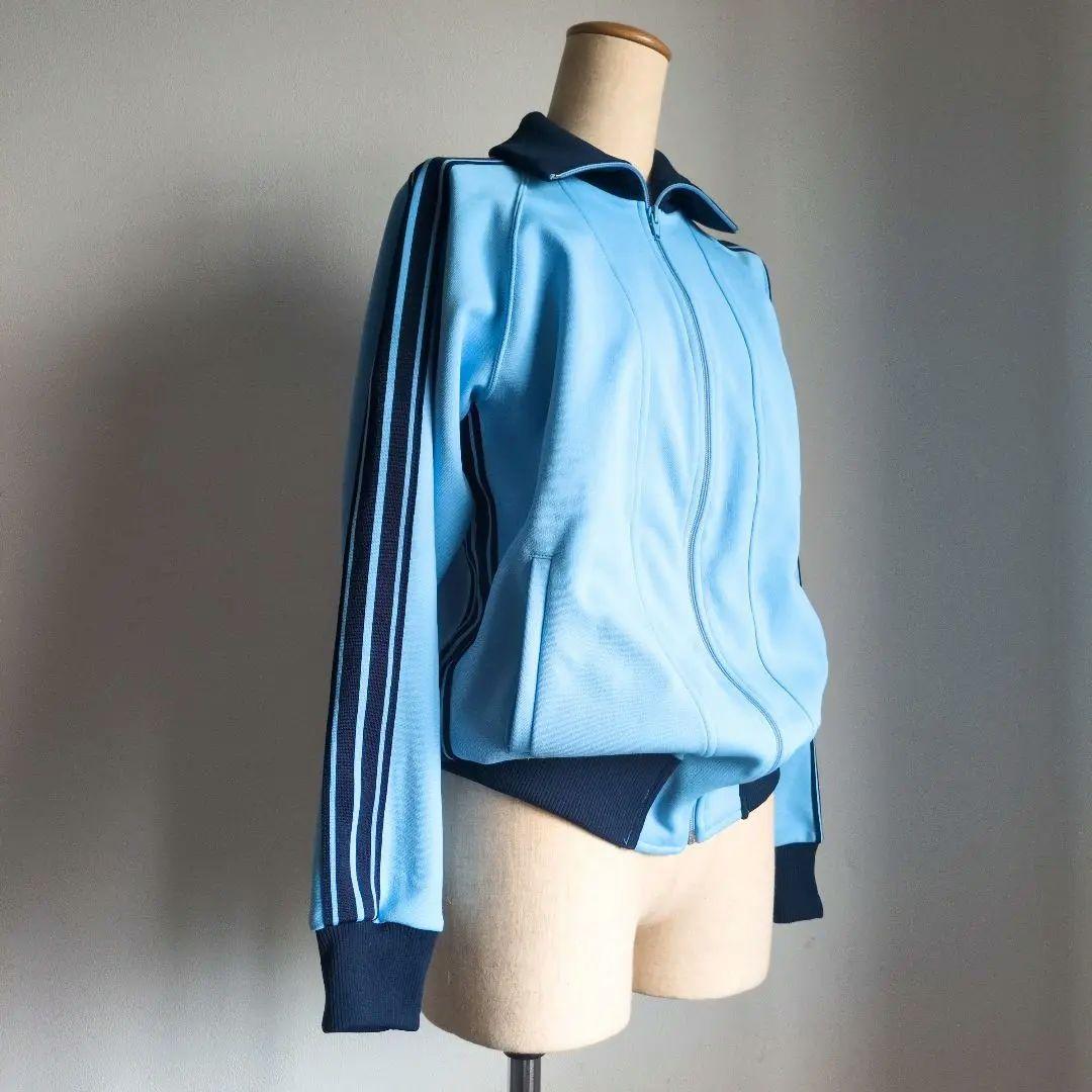 ジョンフルシアンテ 着用似 90s 水色 ジャージ ライン トラックジャケット