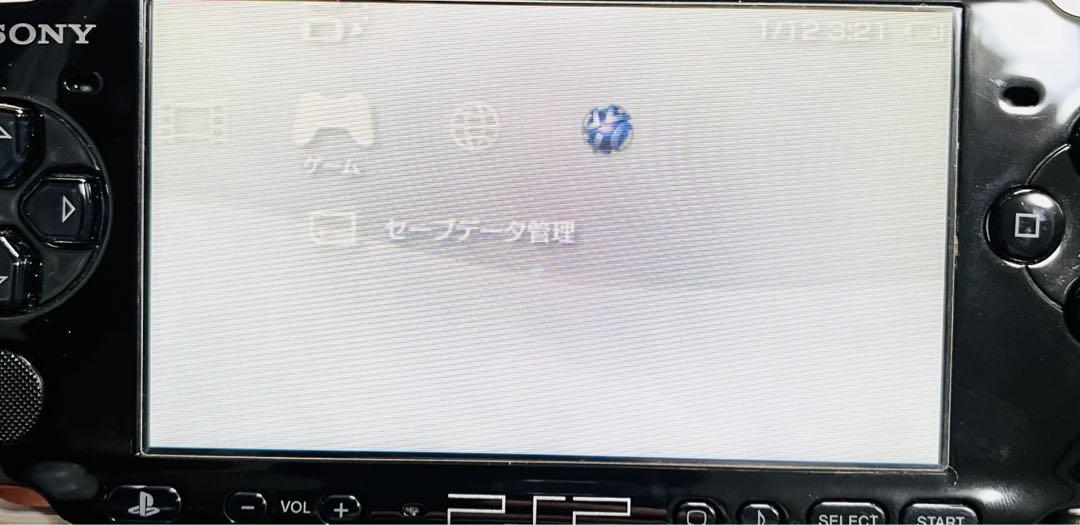 【状態良】SONY PSP3000 Piano Black