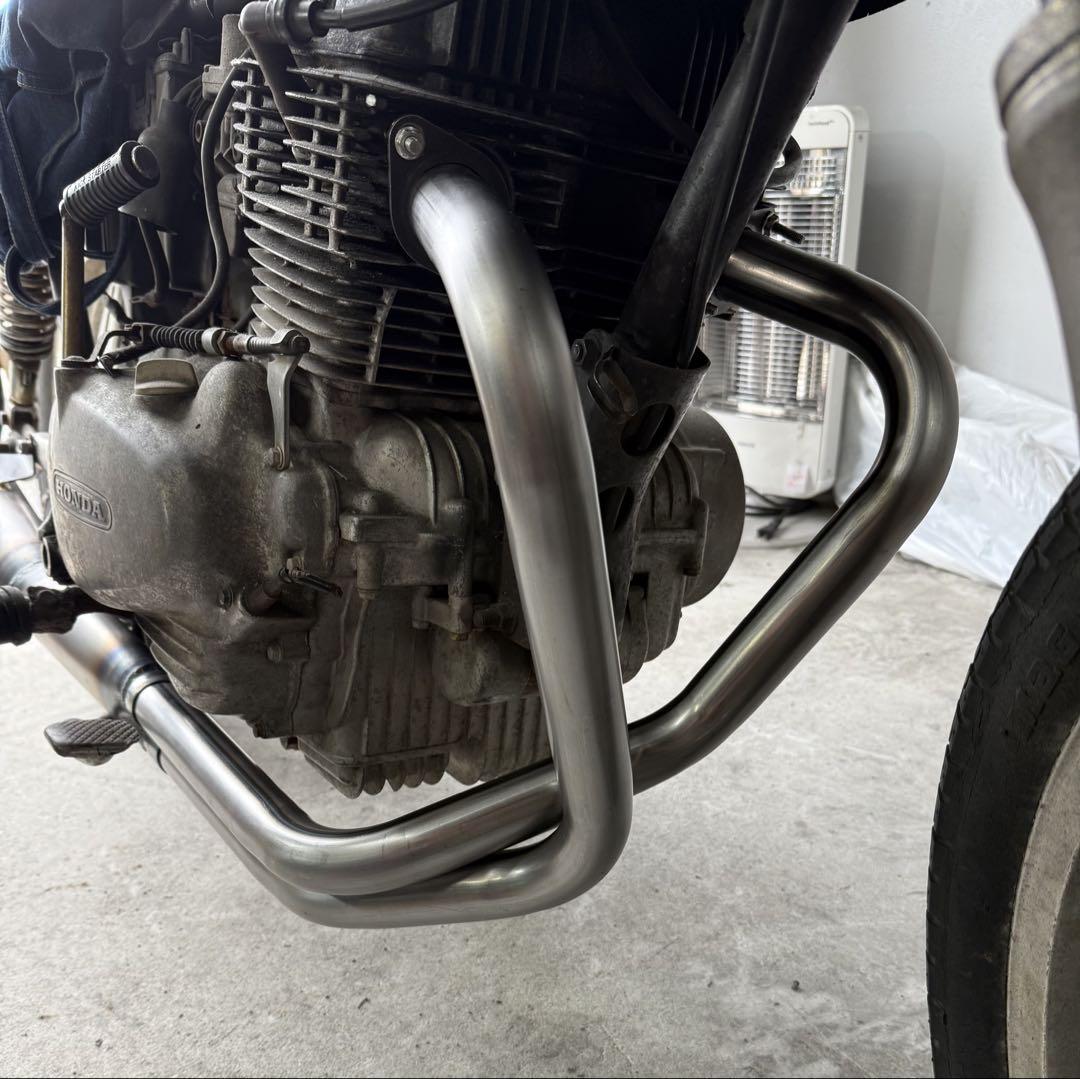 小鉄管/CB250T/400T/ホーク/ホーク2/メガホンマフラー120φ/新品