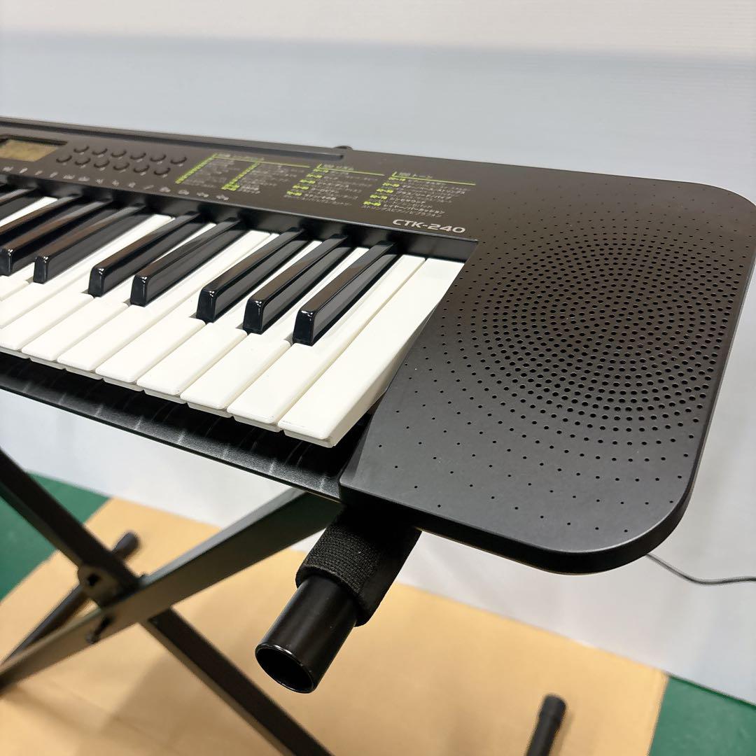 CASIO Casiotone CTK-240 電子キーボード スタンド付