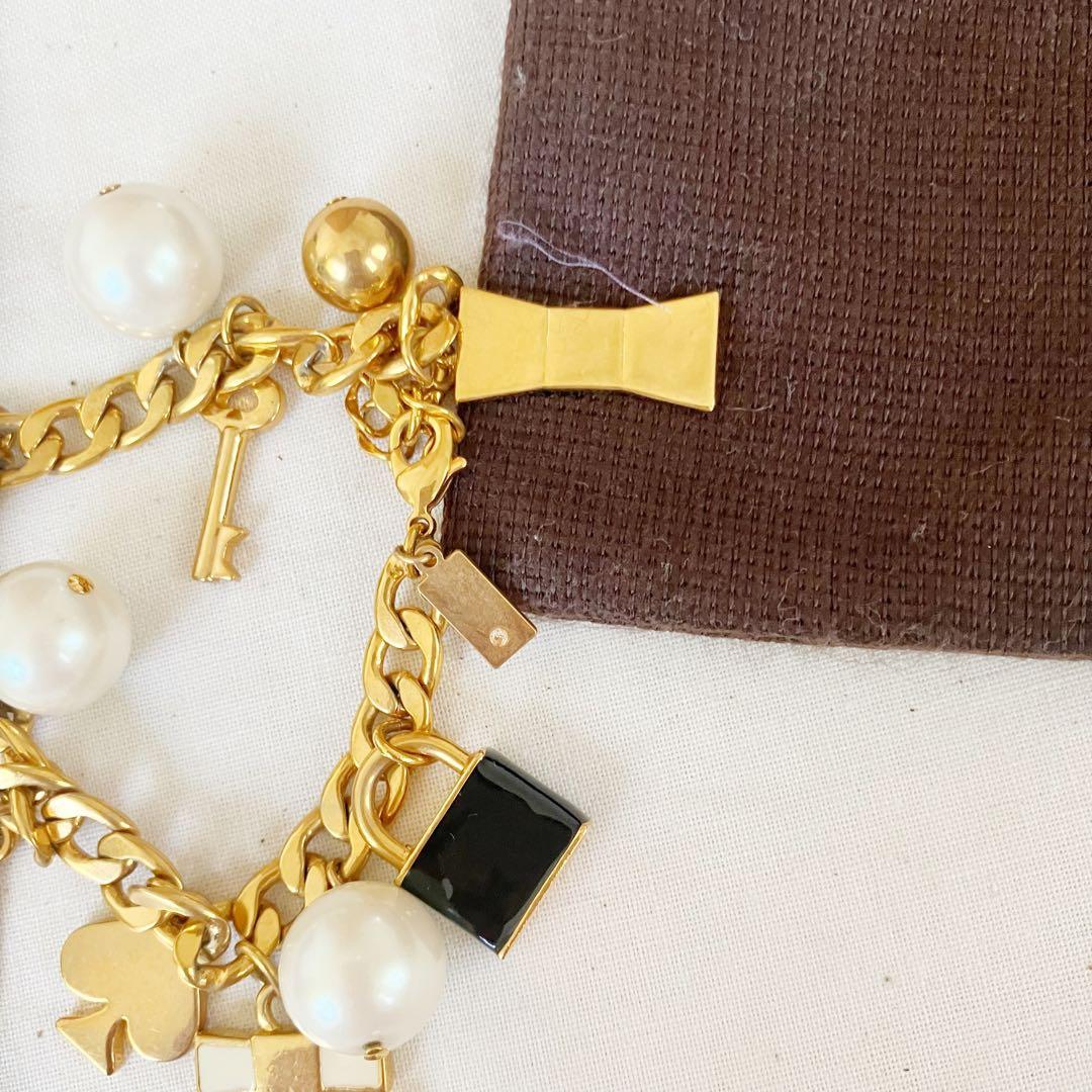 kate spade 正規品ゴールドチャームブレスレット kate spade 正規品ゴールドチャームブレスレット