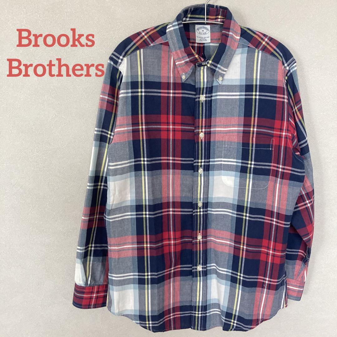 Brooks Brothrs ブルックスブラザース チェック ボタンダウンシャツ