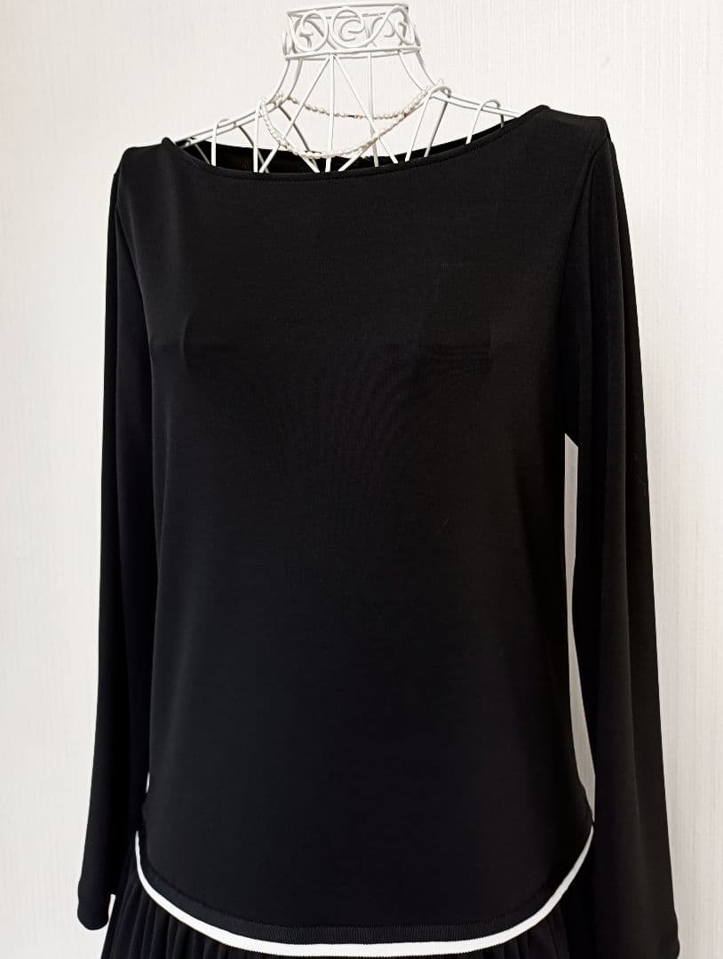 ☆フォクシーニューヨーク長袖ワンピースブラック希少42☆