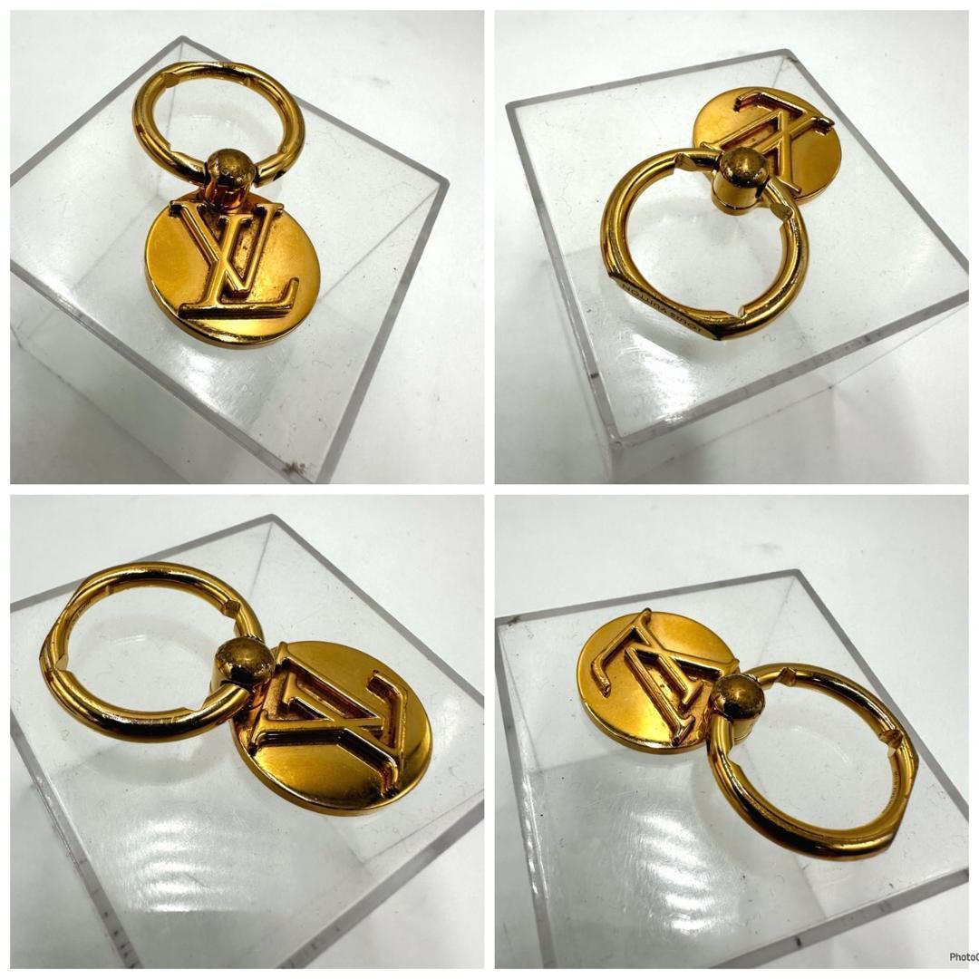Louis Vuitton スマホリング LOUIS VUITTON ヴィトン フォンリング スマホリング ロゴ 220