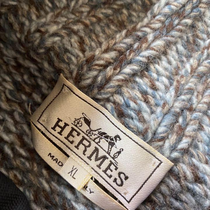 特典進呈 HERMES 襟ZIP仕様 カシミヤ & ヤクウール 厚手 ニット セーター Mhjfr-m20596540127 人気品質保証