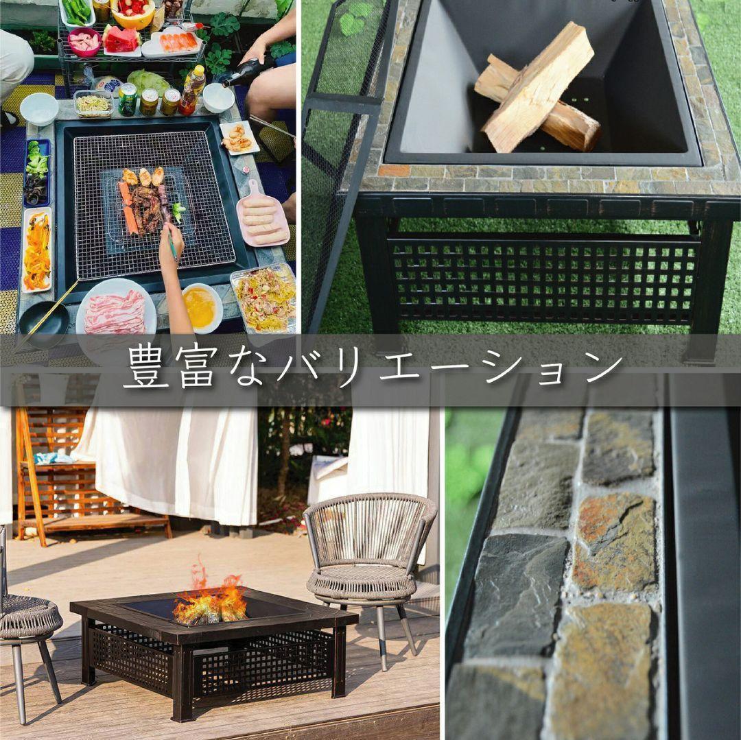 焚き火台 焚火台 ステンレス BBQ コンロ セット 折りたたみ