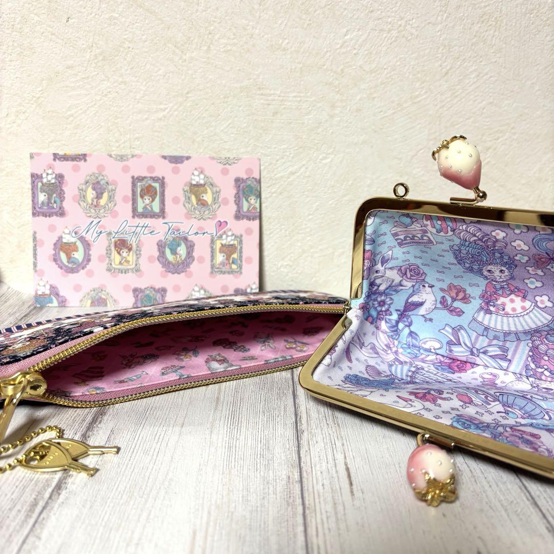 【専用】がま口ポーチ ♥ ジョリーフルール マイリトルテイラーハンドメイド 専用】がま口ポーチ ♥ ジョリーフルール マイリトルテイラー