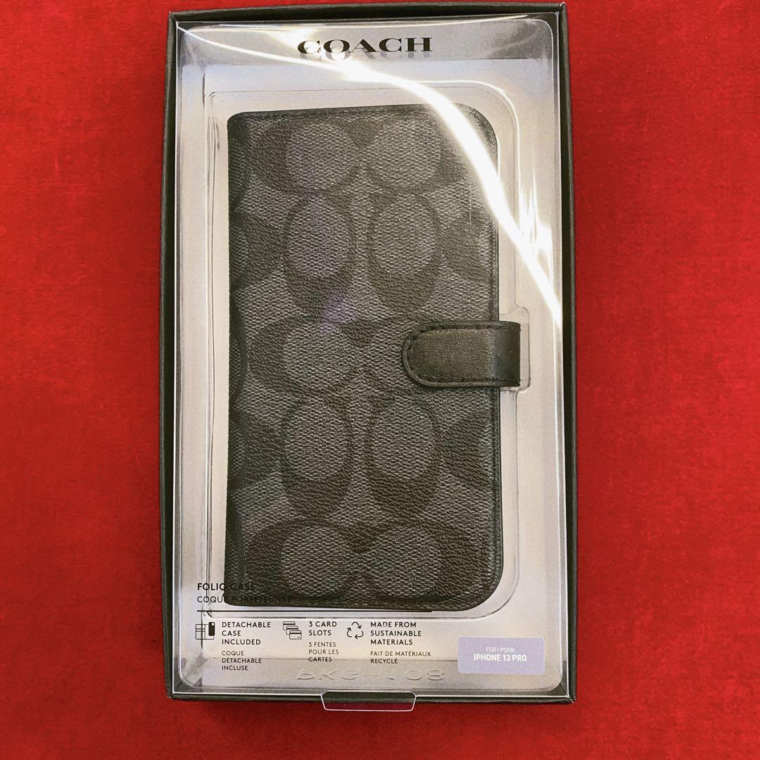 新品未使用　coach iPhone13pro iPhoneケース