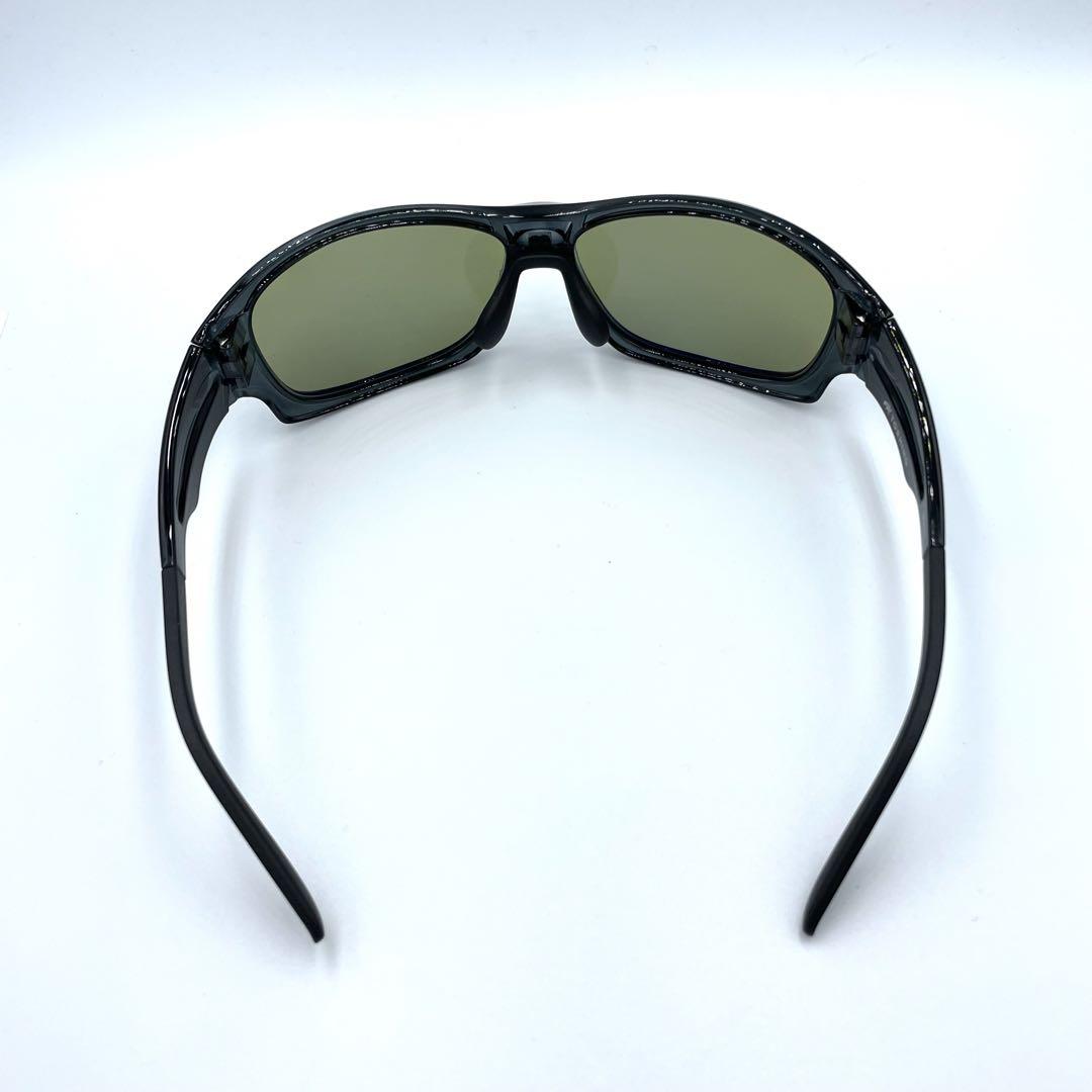 【美品】トライノ偏光サングラス　ライトグリーン/シルバーミラー 新品・即発送】偏光サングラス ライトグリーン/シルバーミ
