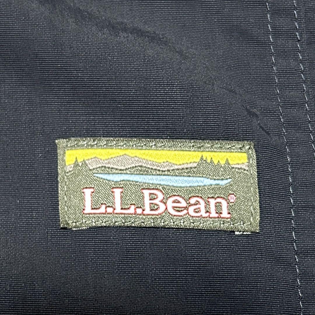 L.L.Beanエルエルビーン古着ナイロンジャケットプリマロフトブラック L