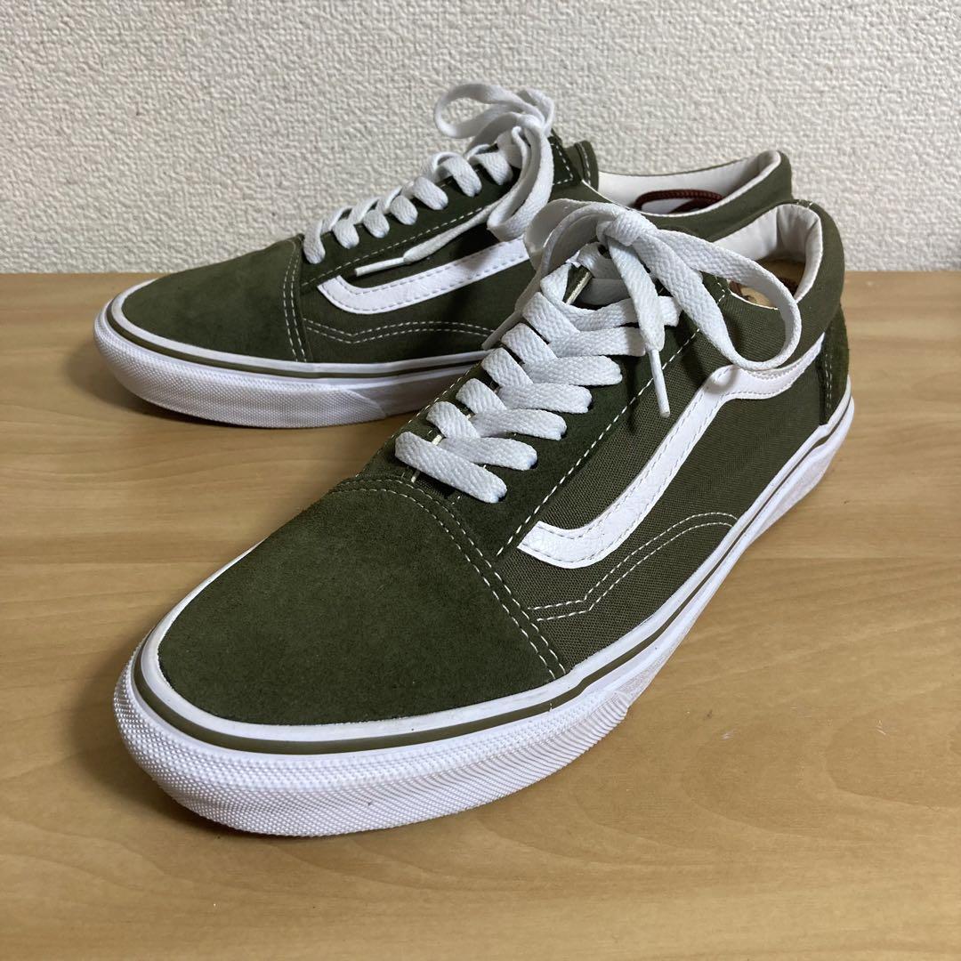 【希少】VANS(バンズ) オールドスクール VD3HSU USグリーン27cm バンズ オールド スクール グリーン - メルカリ