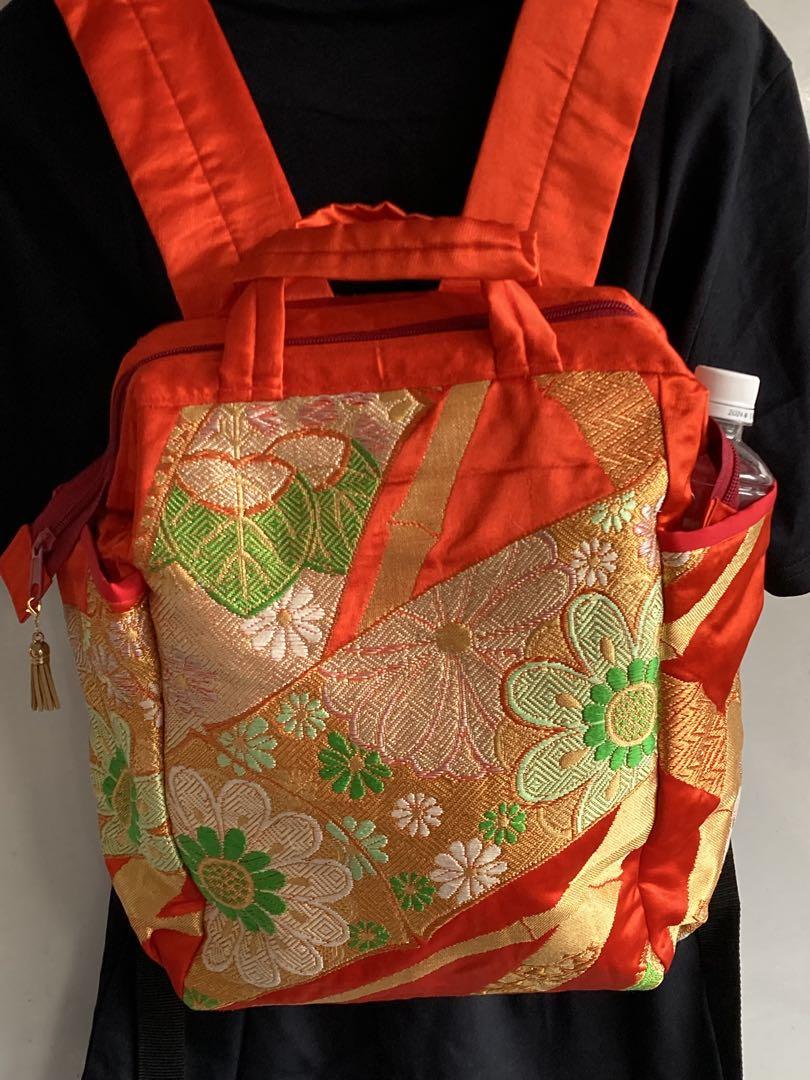 フォローで14000円オーダー特注　豪華帯刺繍デザイン リュック・