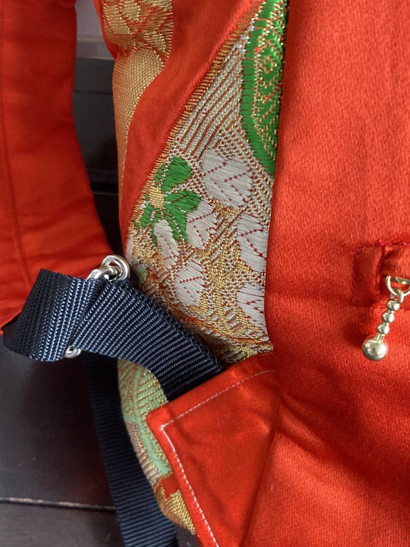 フォローで14000円オーダー特注　豪華帯刺繍デザイン リュック・