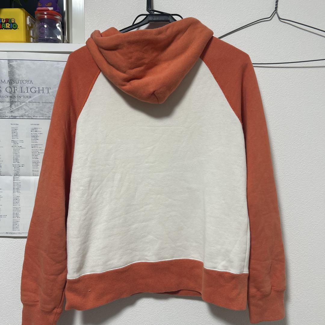 HYSTERICS ヴィンテージ加工 オレンジパーカー 90s 最高 のファッション - HYSTERICS ヴィンテージ加工 オレンジ
