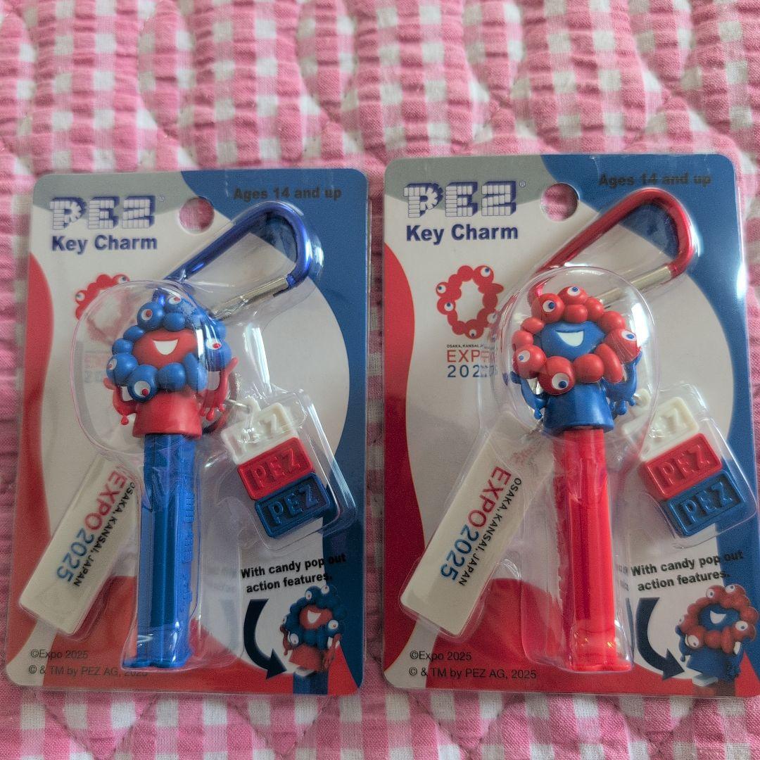 大阪万博　ミャクミャク　キーチャーム 　万博ミャクミャクPEZキーホルダー