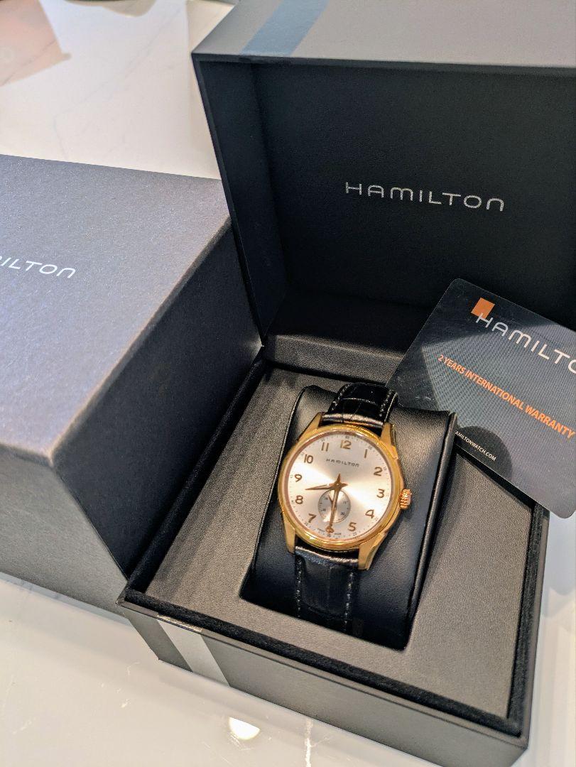 HAMILTON ジャズマスター スモールセコンド シンライン アナログ時計