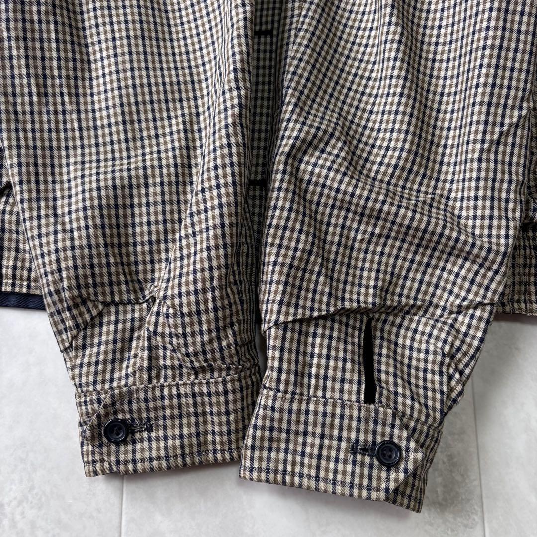 ビンテージ】アクアスキュータム リバーシブルブルゾン チェック