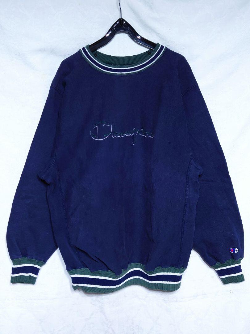 Champion 90s リバースウィーブ 刺繍タグ スウェット トレーナー