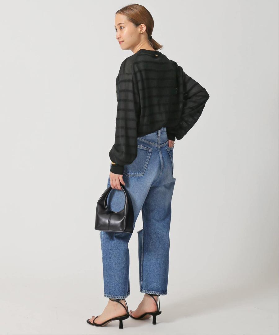 美品 マディソンブルー 22AW CRASHED SAROUEL PANTS S