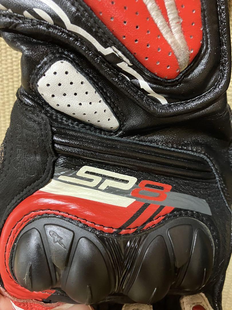 Alpinestars SP-8 V3 グローブ（赤黒）　Lサイズ