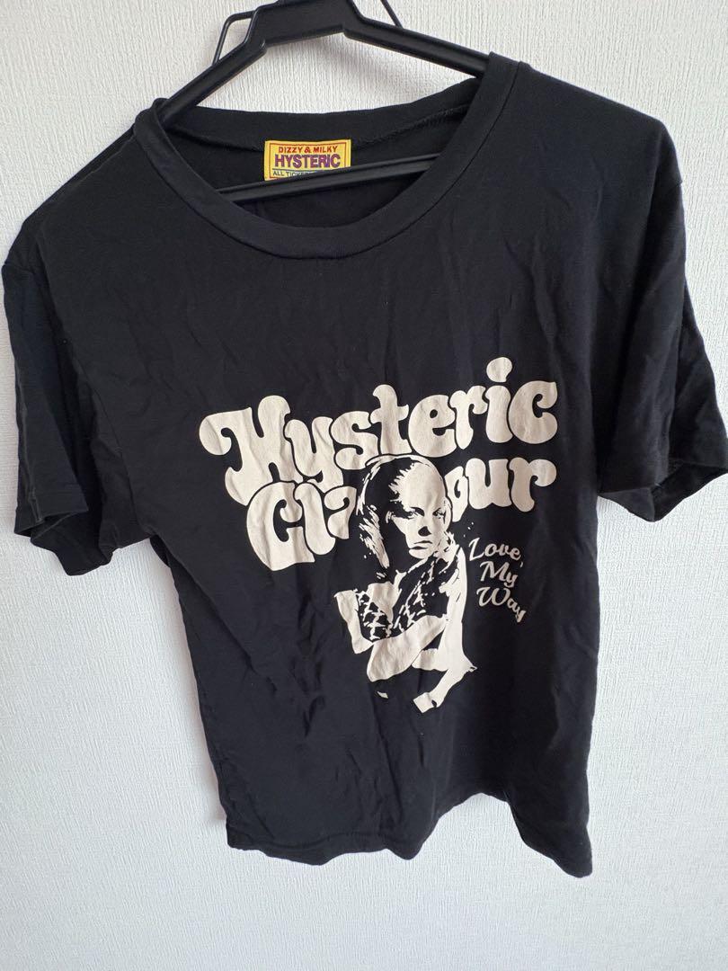 HYSTERICGLAMOURブラック Tシャツ　ヒステリックグラマー値下げ⭕️