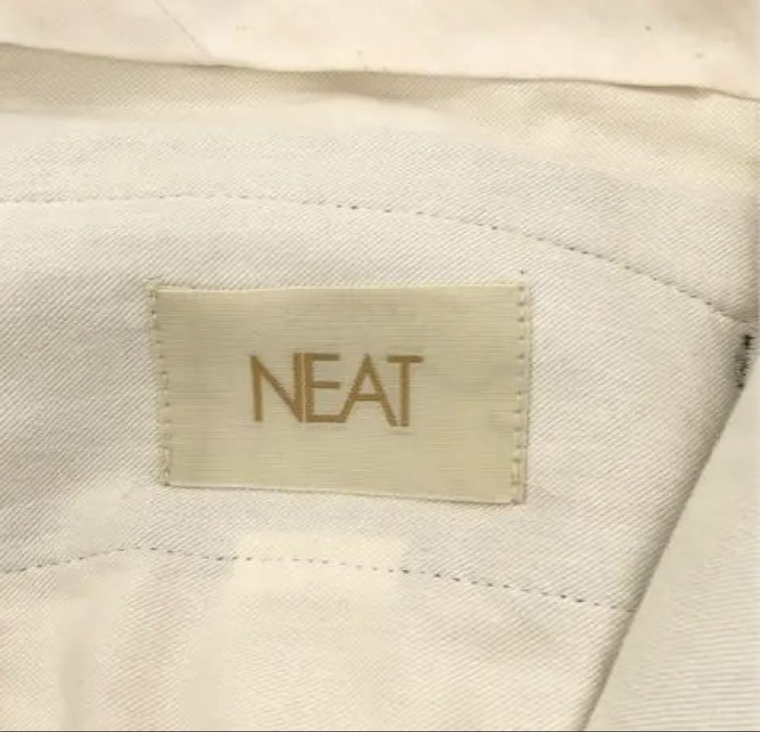NEAT ニート コットンツイルトラウザーズパンツ ブラック 46