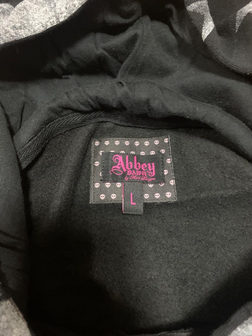 大人も着やすいシンプルファッション 希少】Abbey Dawn メルカリ - Lサイズ 細身幅パーカー トップス