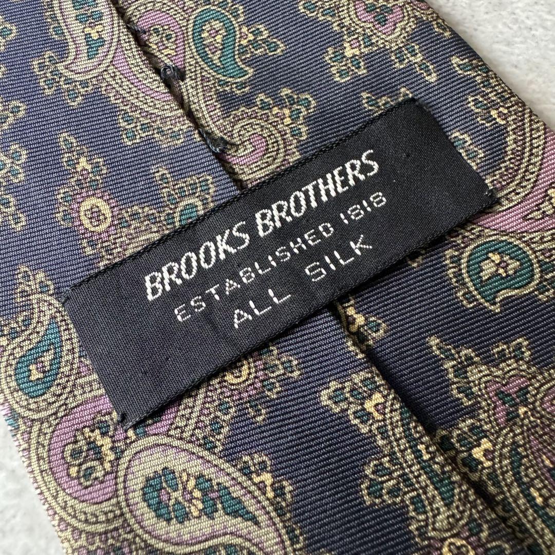 ブルックスブラザーズ BrooksBrothers ペイズリー シルク ネクタイ