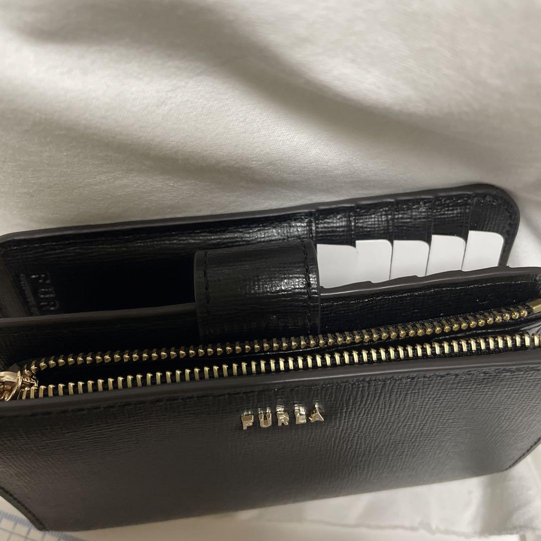 FURLA 二つ折り財布 黒