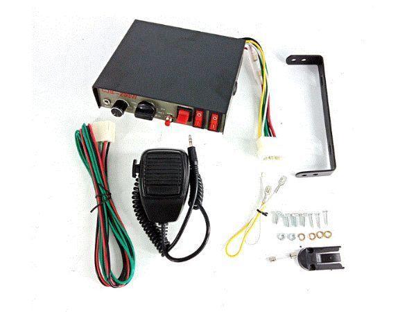 拡声器 車載 12V 200ｗ スピーカー アンプ サイレン ハンドマイク 選挙