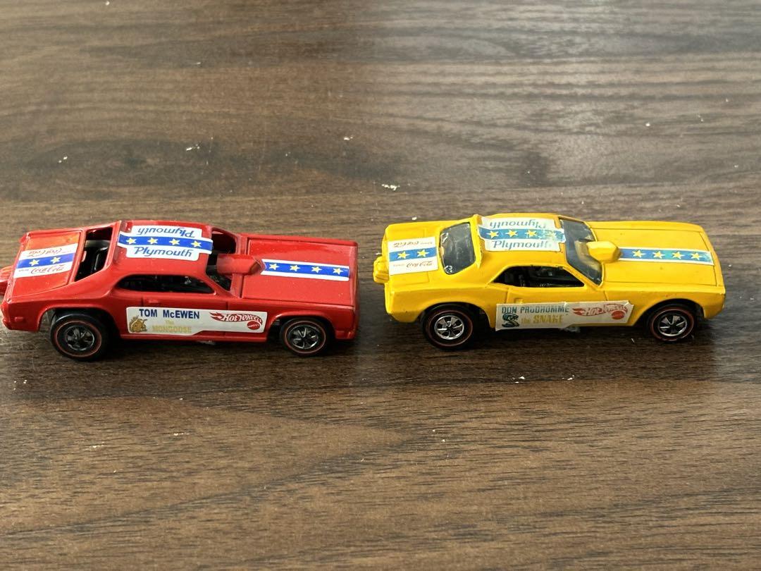 ミニカー Hot wheels Red line Snake & Mongoose