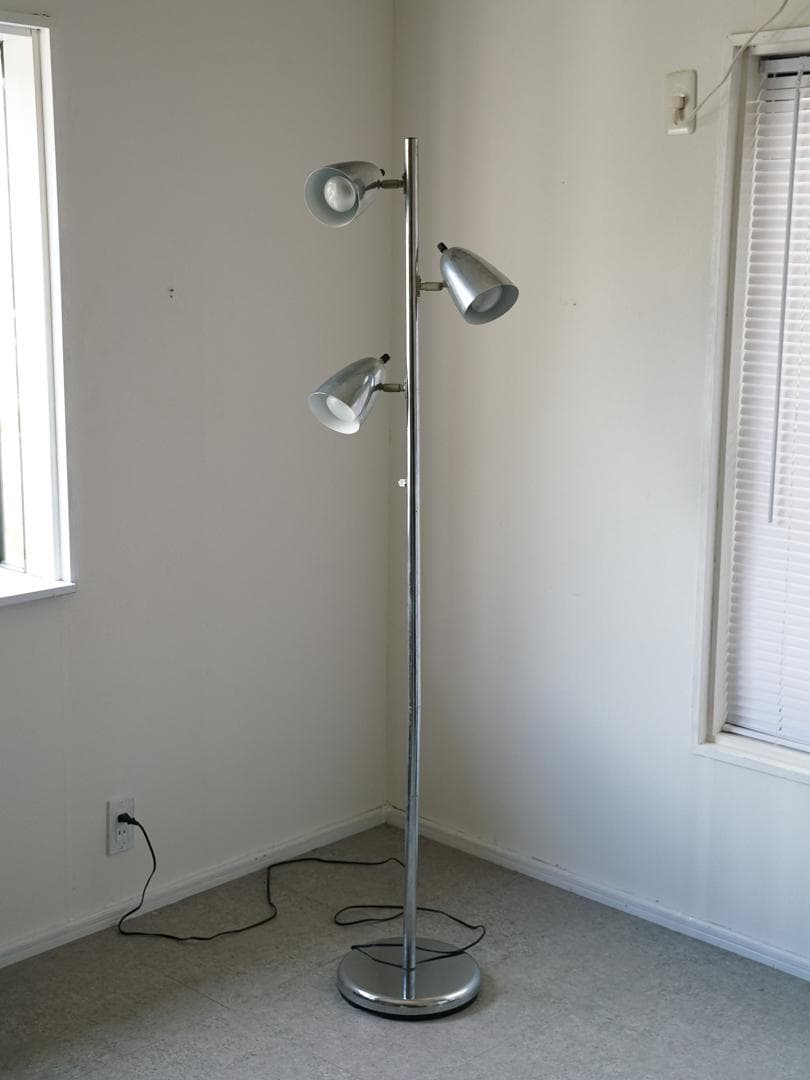 80-90's vintage l フロアランプ 照明 インダストリアル 80-90's vintage metal フロアランプ 照明 インダストリアル