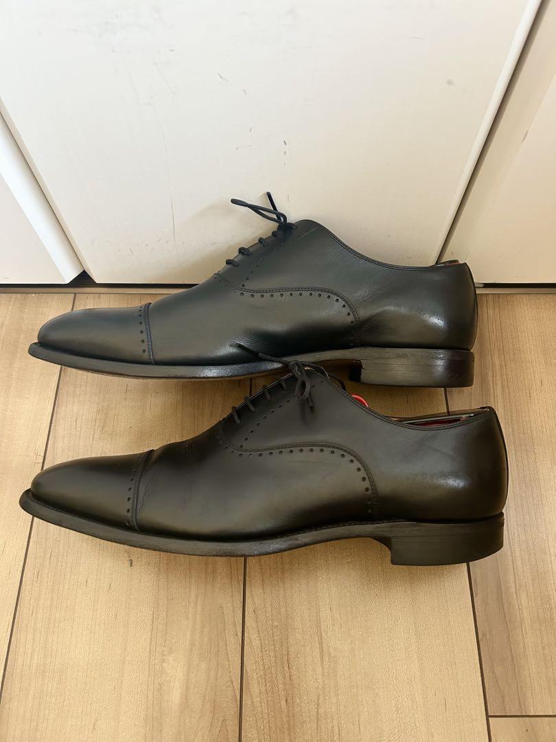 美品】SCOTCHGRAIN スコッチグレイン パンチドキャップトゥ 25.5