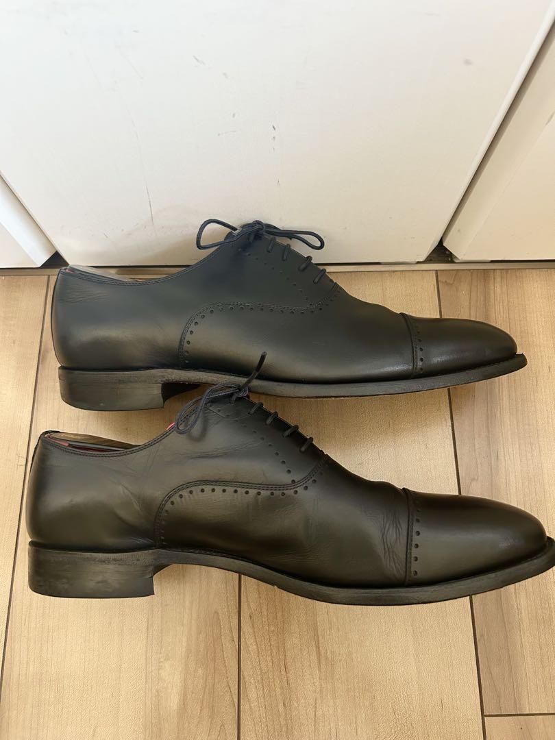 【美品】SCOTCHGRAIN スコッチグレイン パンチドキャップトゥ 25.5