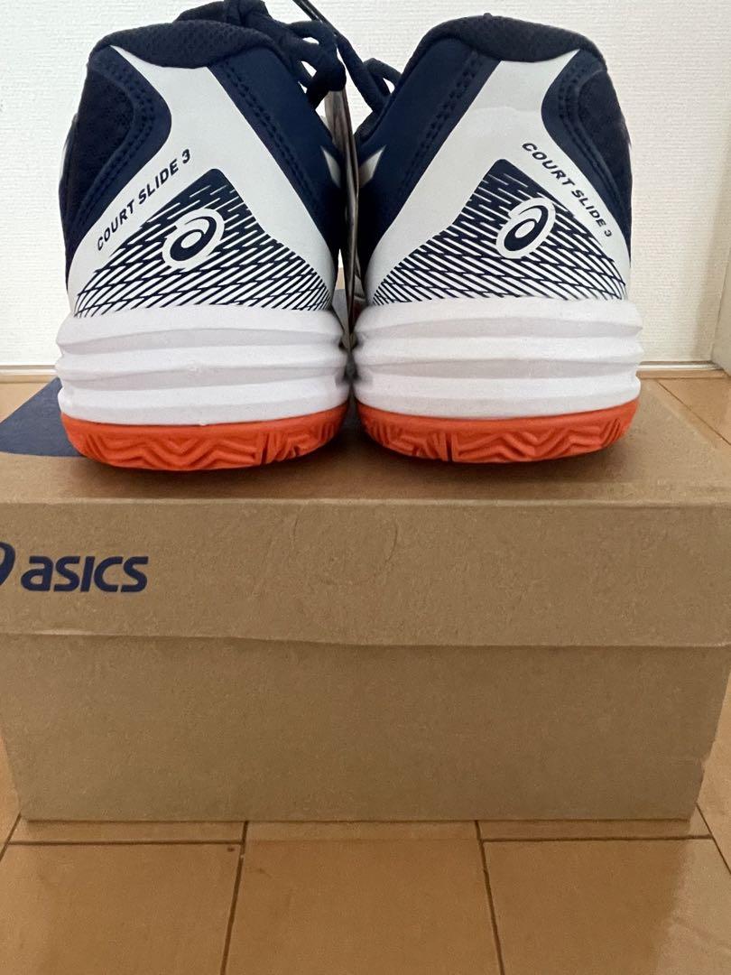 【新品•未使用】asics テニスシューズ オムニ•クレー用 27.5㎝
