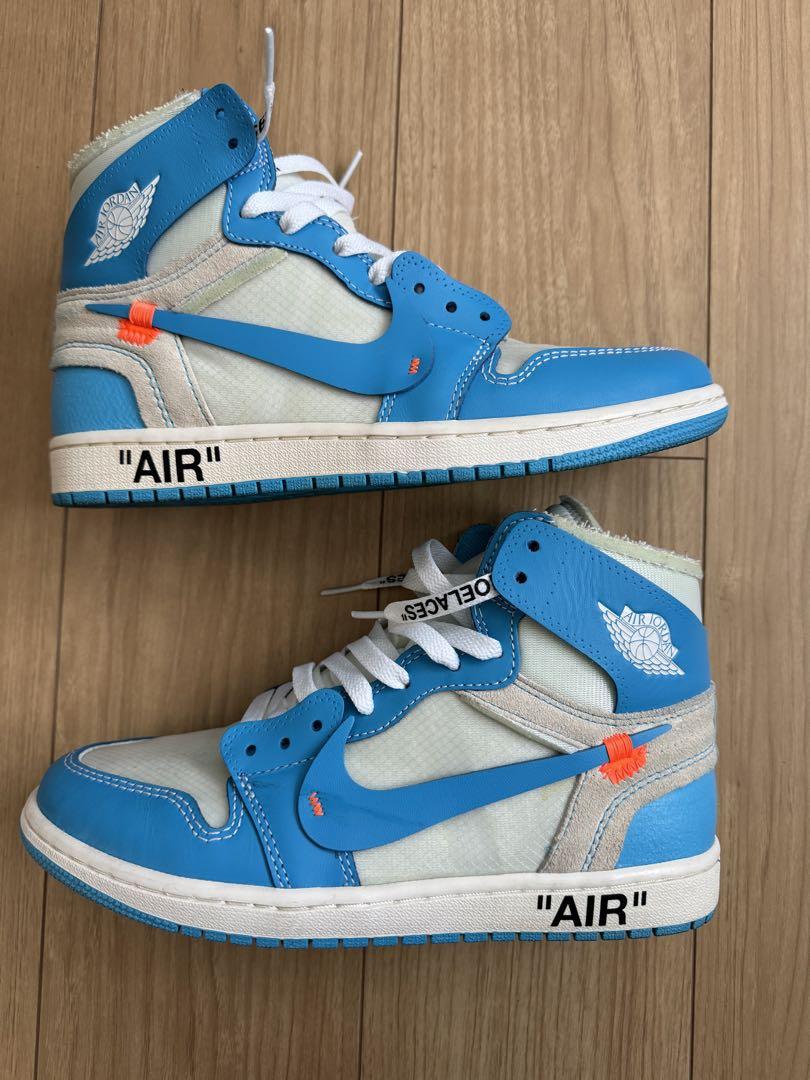 Off-White × Nike Air Jordan 1 High UNC