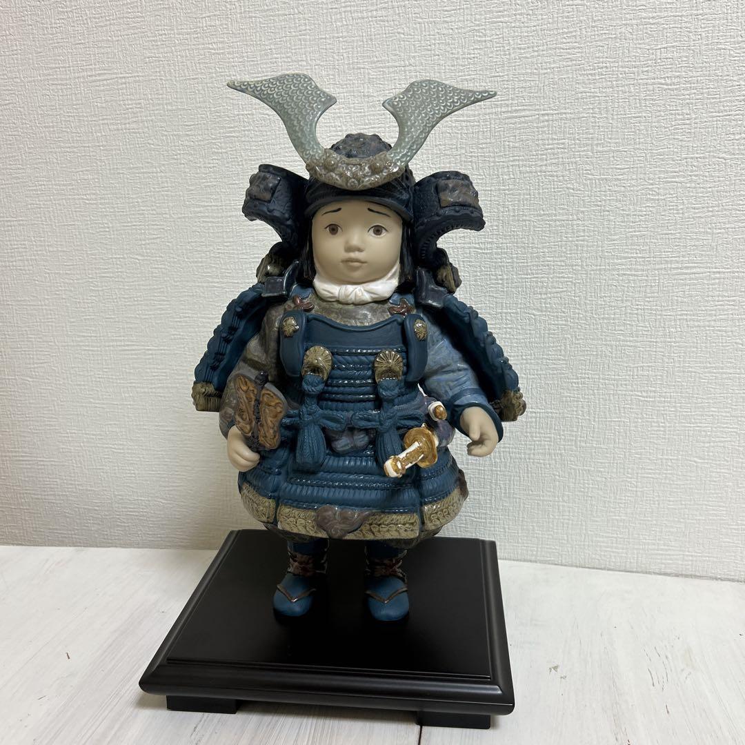 リヤドロ LLADRO 「若武者ブルー」新品！世界限定3500体　子供の日！